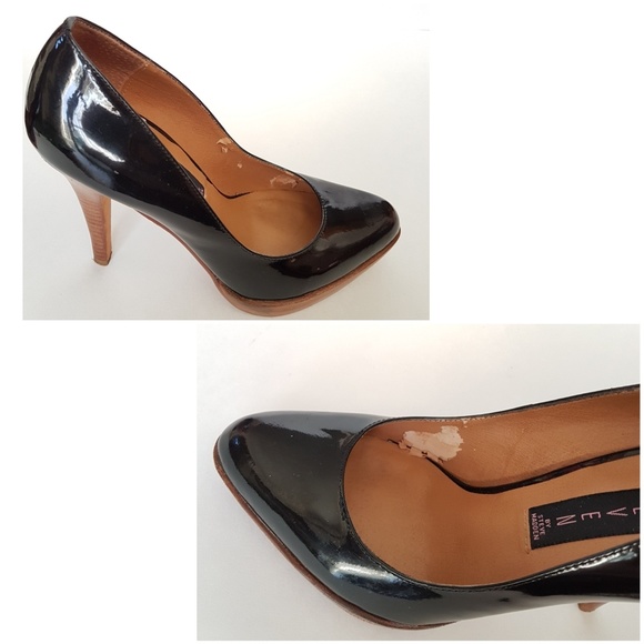 Steve Madden Black Platform Heel Shoes - Picture 5 of 5